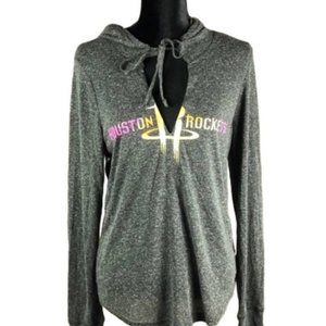 NBA Hoodie Top Women's Size Medium Light Weight Grey